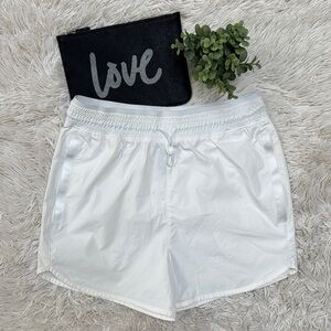 Mono B Athletic Shorts 💗 White